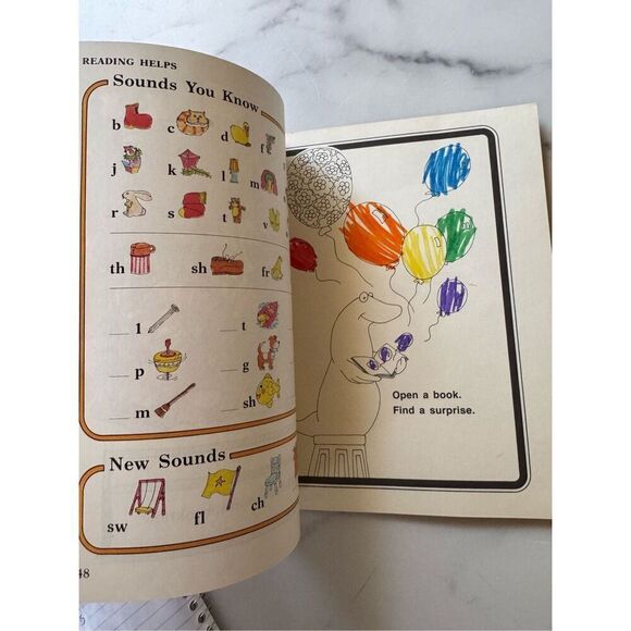 Balloons vintage 1983 paperback children’s textbook educational book vintage 80s - Picture 7 of 7